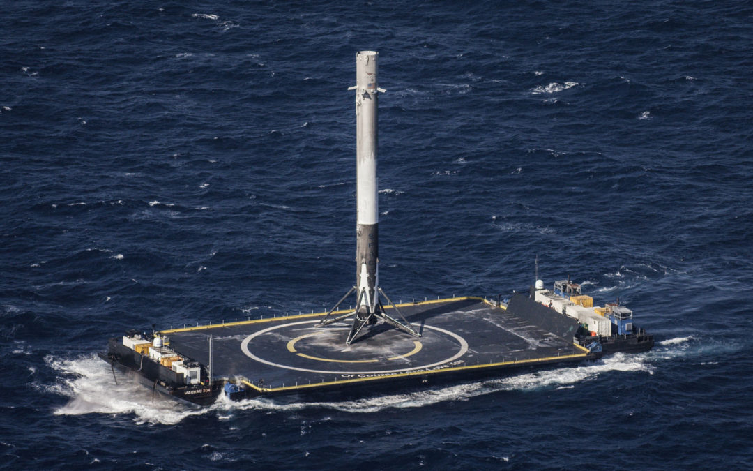 In hilarious blooper reel, Spacex lands an Orbital Rocket Booster. Eventually